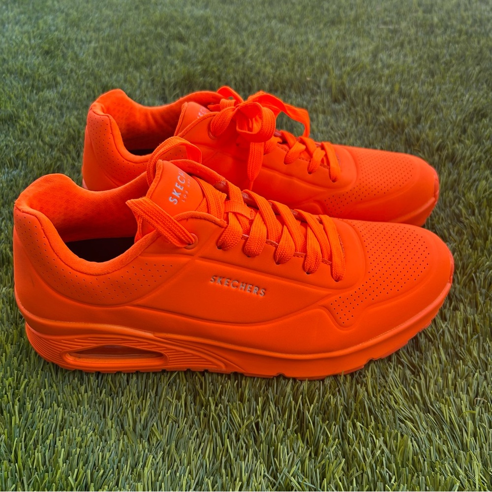 Skechers Bright Orange Sneakers